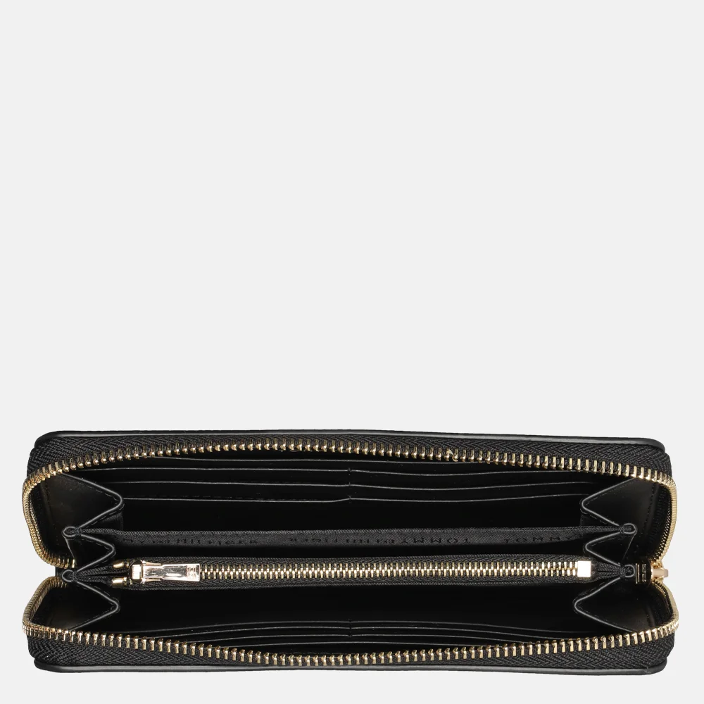 Tommy Hilfiger Distinct portemonnee large black bij Duifhuizen