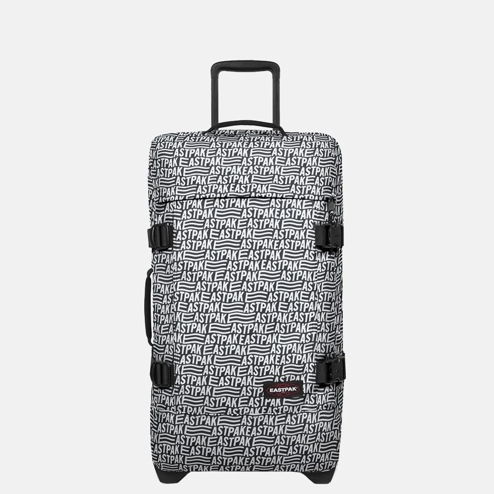 Bende Voorganger in de buurt Eastpak Tranverz reistas medium sculptype black bij Duifhuizen