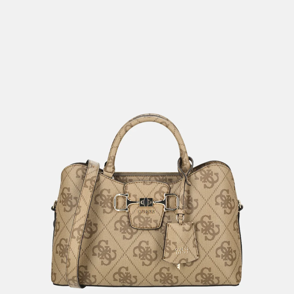 Guess Janie girlfriend handtas latte logo