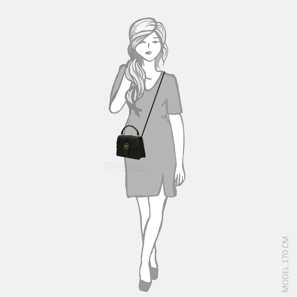 Michael Kors Greenwich crossbody tas XS black bij Duifhuizen