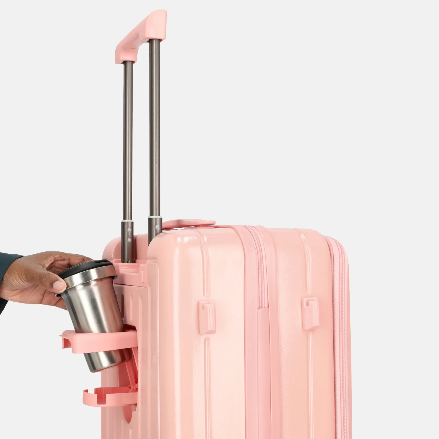 Enrico Benetti Romero 3-delig kofferset 74 cm pink bij Duifhuizen