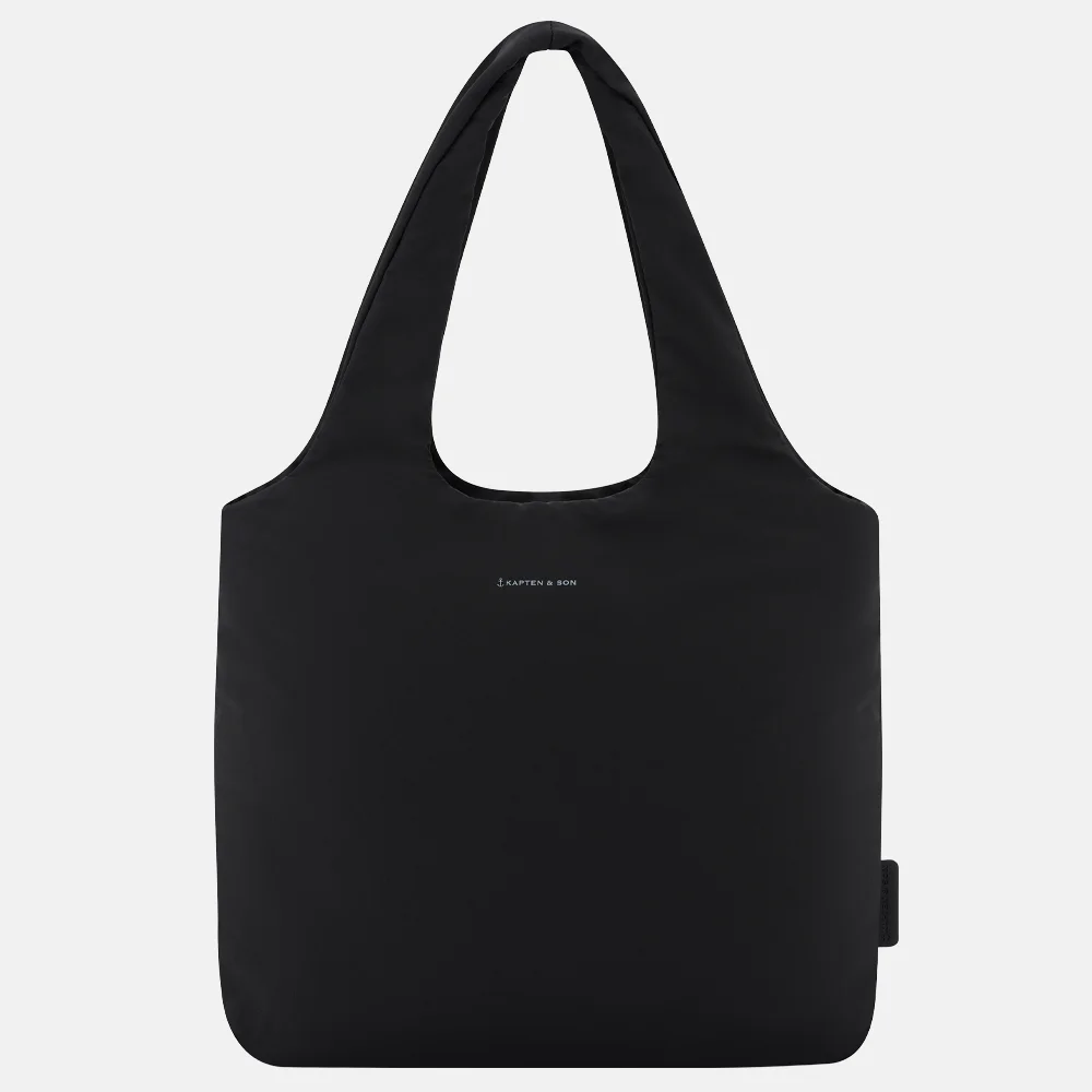 Kapten & Son Skara Cloud shopper 14 inch all black