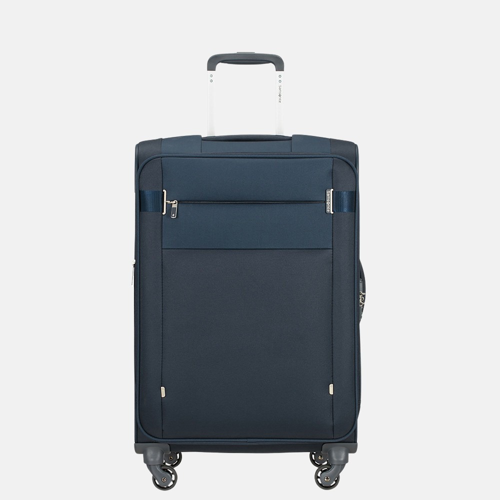Samsonite Citybeat Spinner koffer 66 cm navy blue bij Duifhuizen
