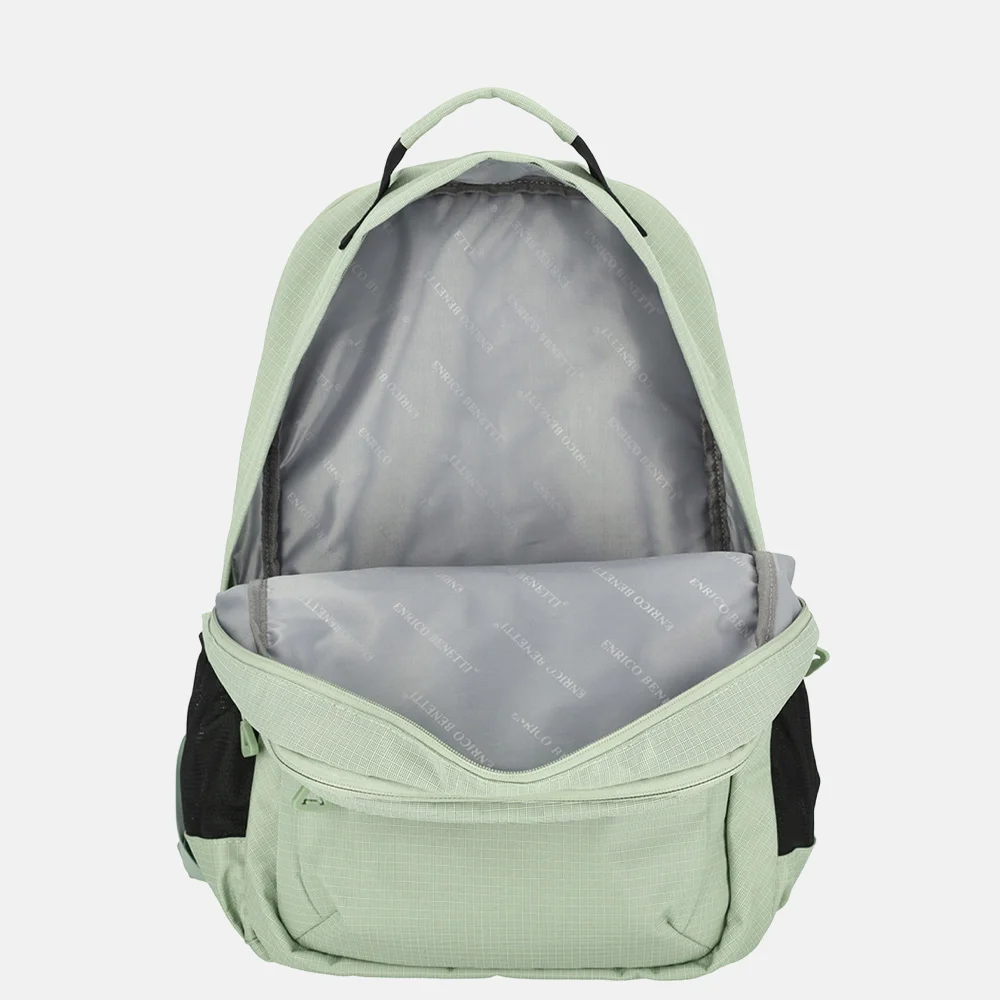 Enrico Benetti Luzern rugzak 17 inch lichtgroen bij Duifhuizen