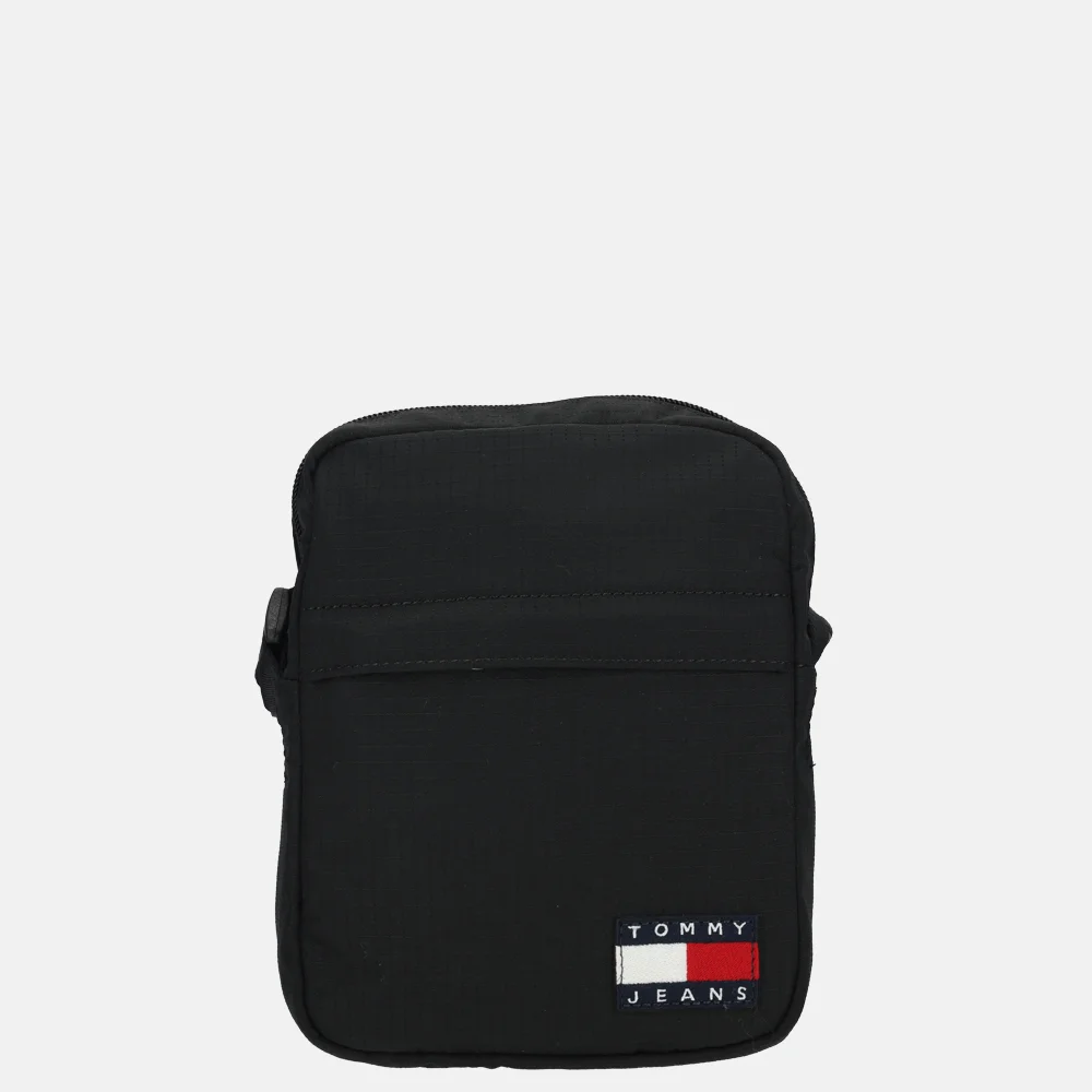 Tommy Hilfiger Essential daily crossbody tas black bij Duifhuizen