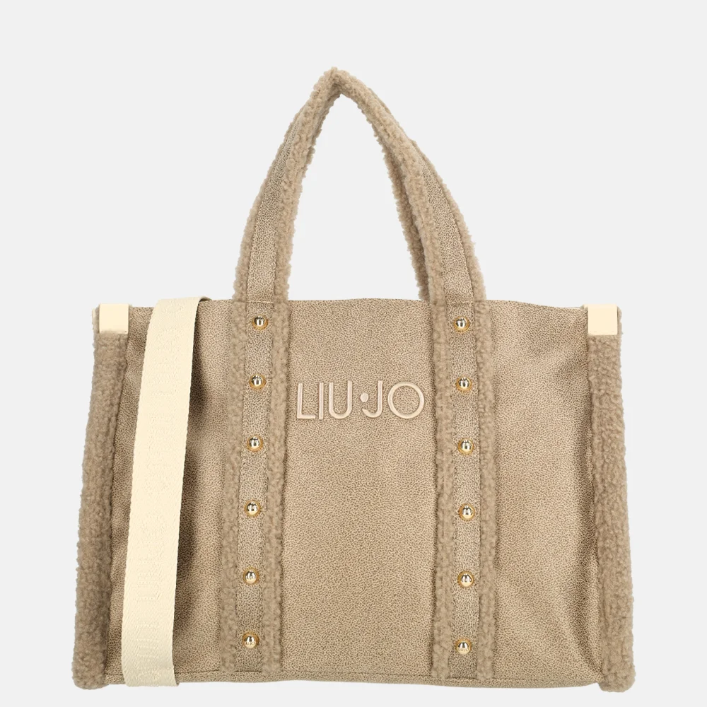 Liu Jo Eco Montone handtas naturale bij Duifhuizen