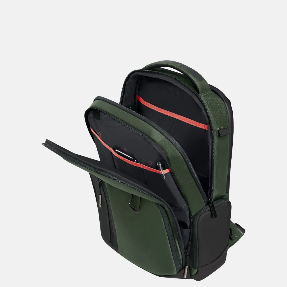 Samsonite Biz2go rugzak 15 inch earth green bij Duifhuizen