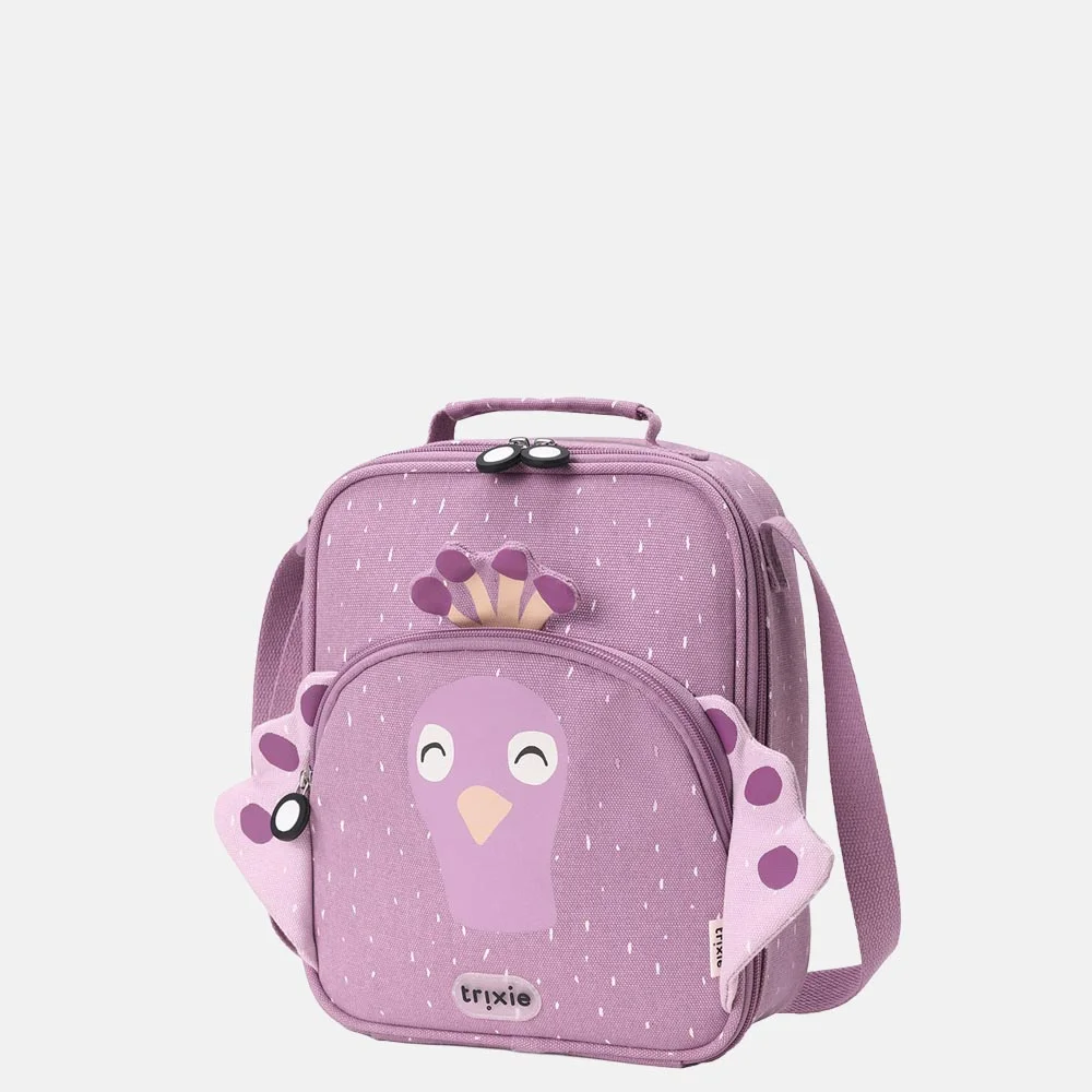 Trixie Mrs. Peacock thermische lunchtas paars bij Duifhuizen
