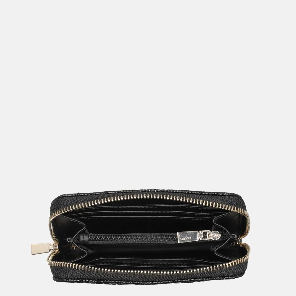 Guess Isemay portemonnee M black bij Duifhuizen