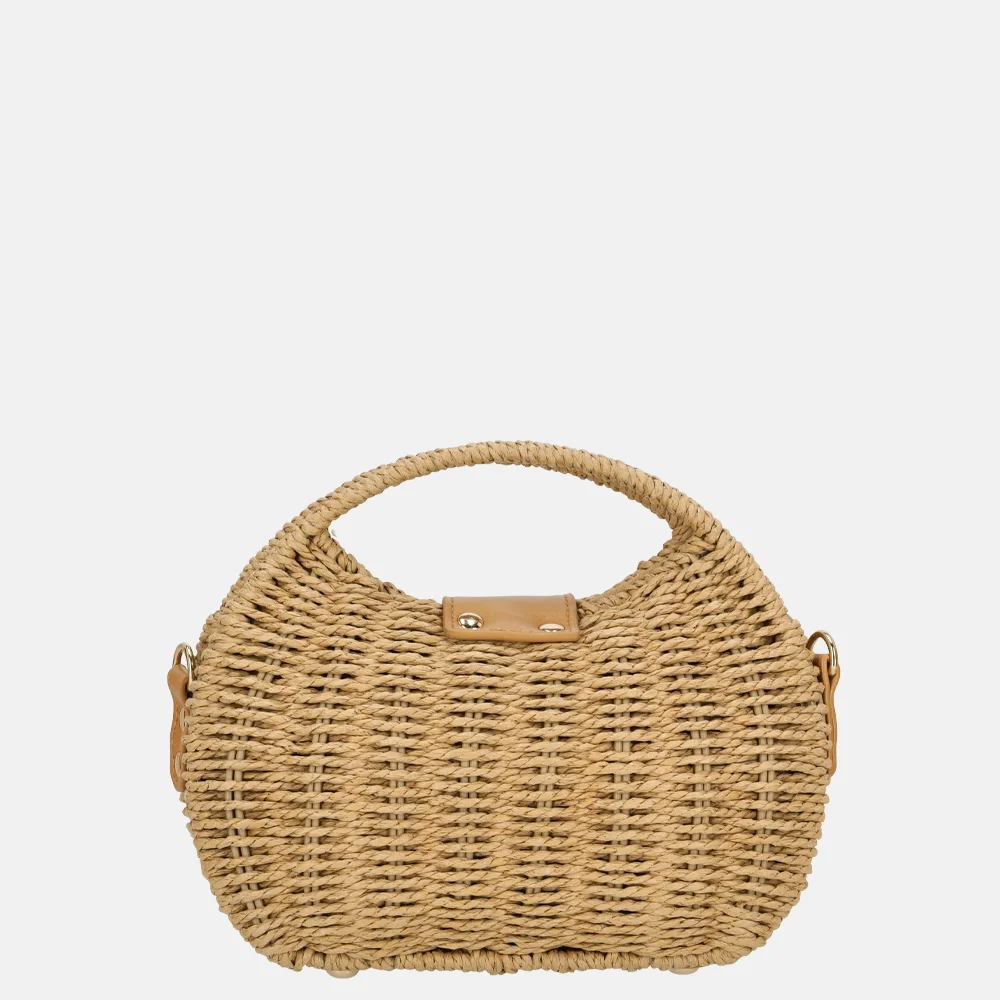 Firenze handtas riet khaki bij Duifhuizen