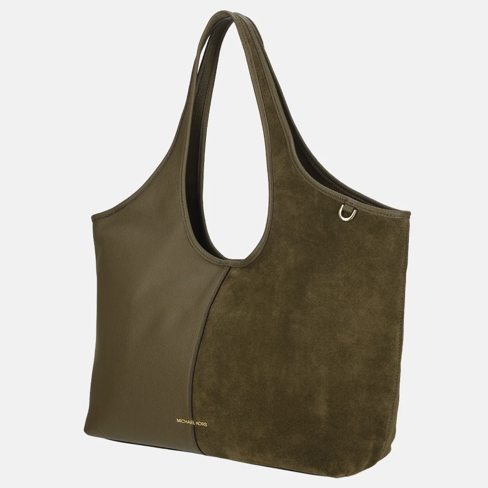 Michael Kors Henly shopper large loden bij Duifhuizen