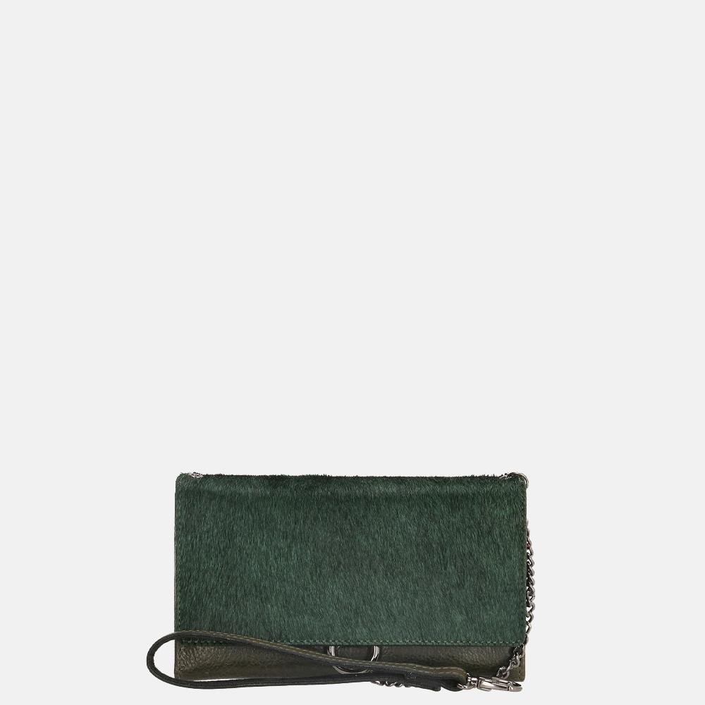 Micmacbags Mendoza crossbody tas donkergroen bij Duifhuizen