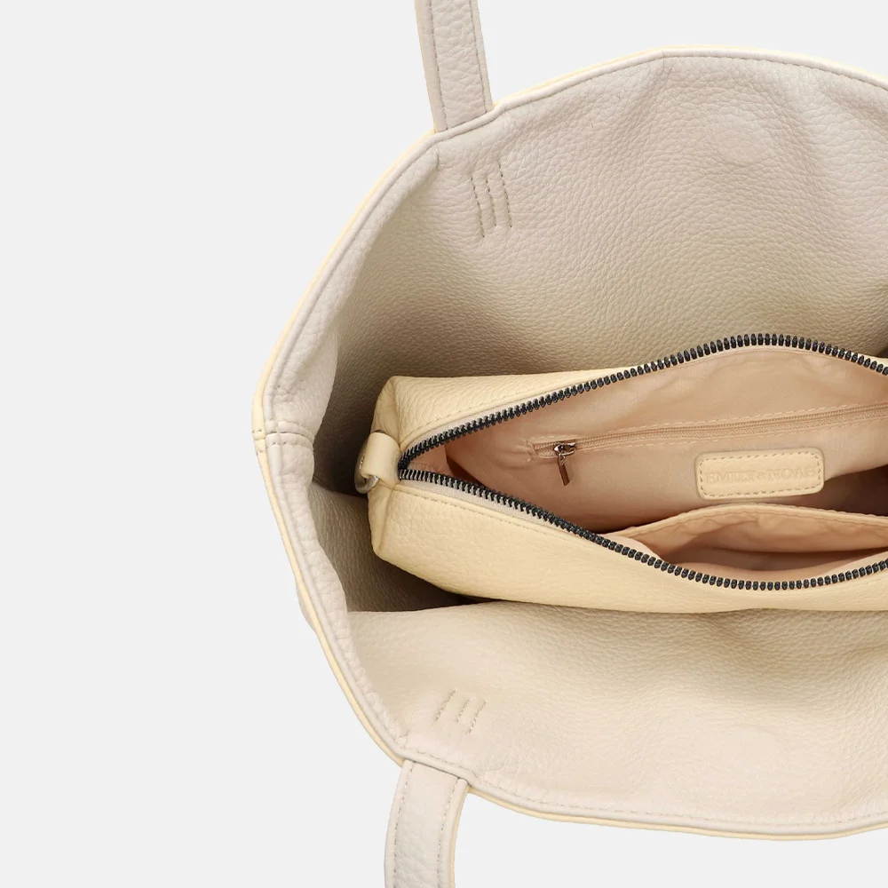 Emily & Noah Eva shopper light yellow bij Duifhuizen