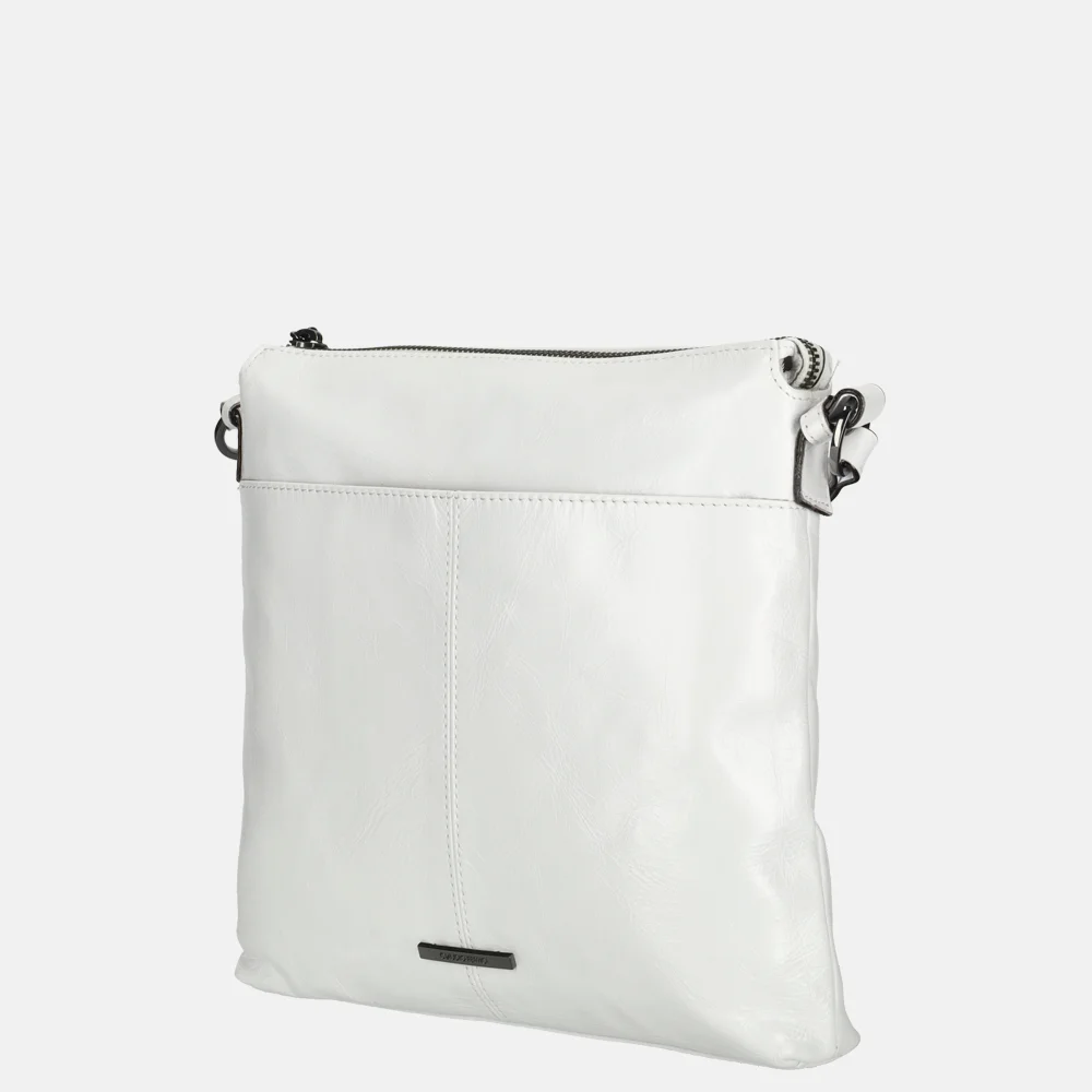Claudio Ferrici Pelle Vecchia crossbody tas white bij Duifhuizen