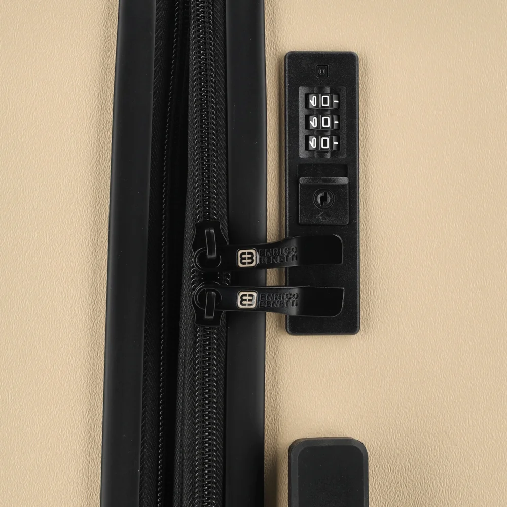 Enrico Benetti Portland kofferset 3-delig beige bij Duifhuizen