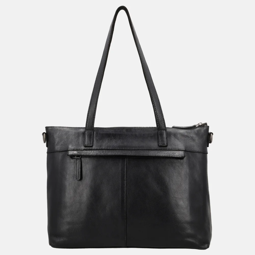 Hide & Stitches Country shopper zwart bij Duifhuizen