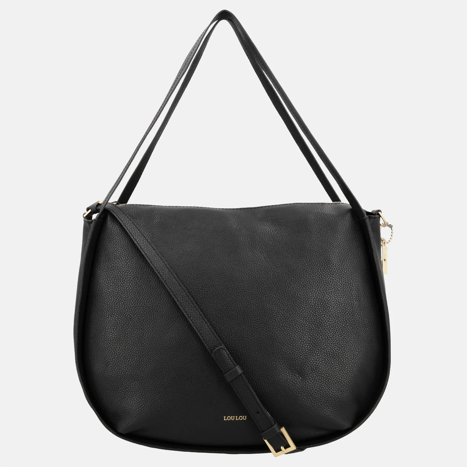 Loulou Essentiels Lou schoudertas black