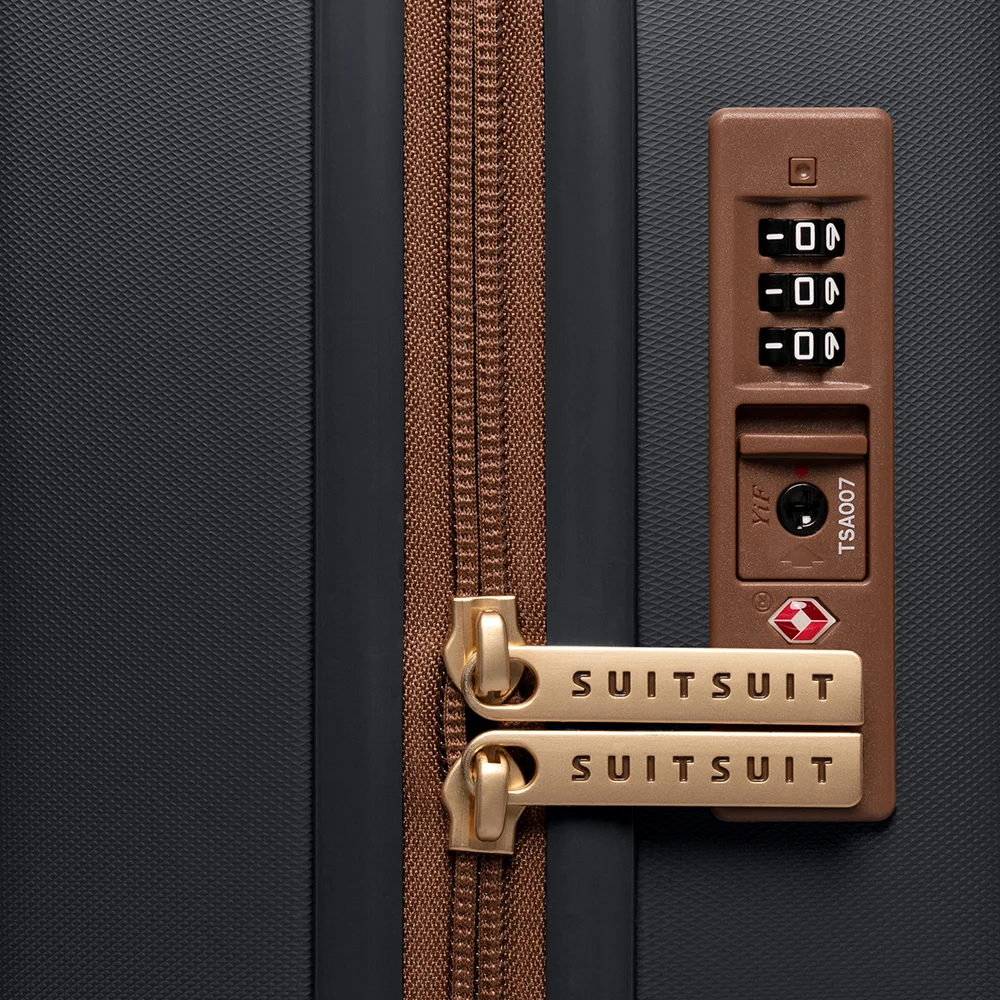 SUITSUIT Serenity handbagage koffer 55 cm black olive bij Duifhuizen
