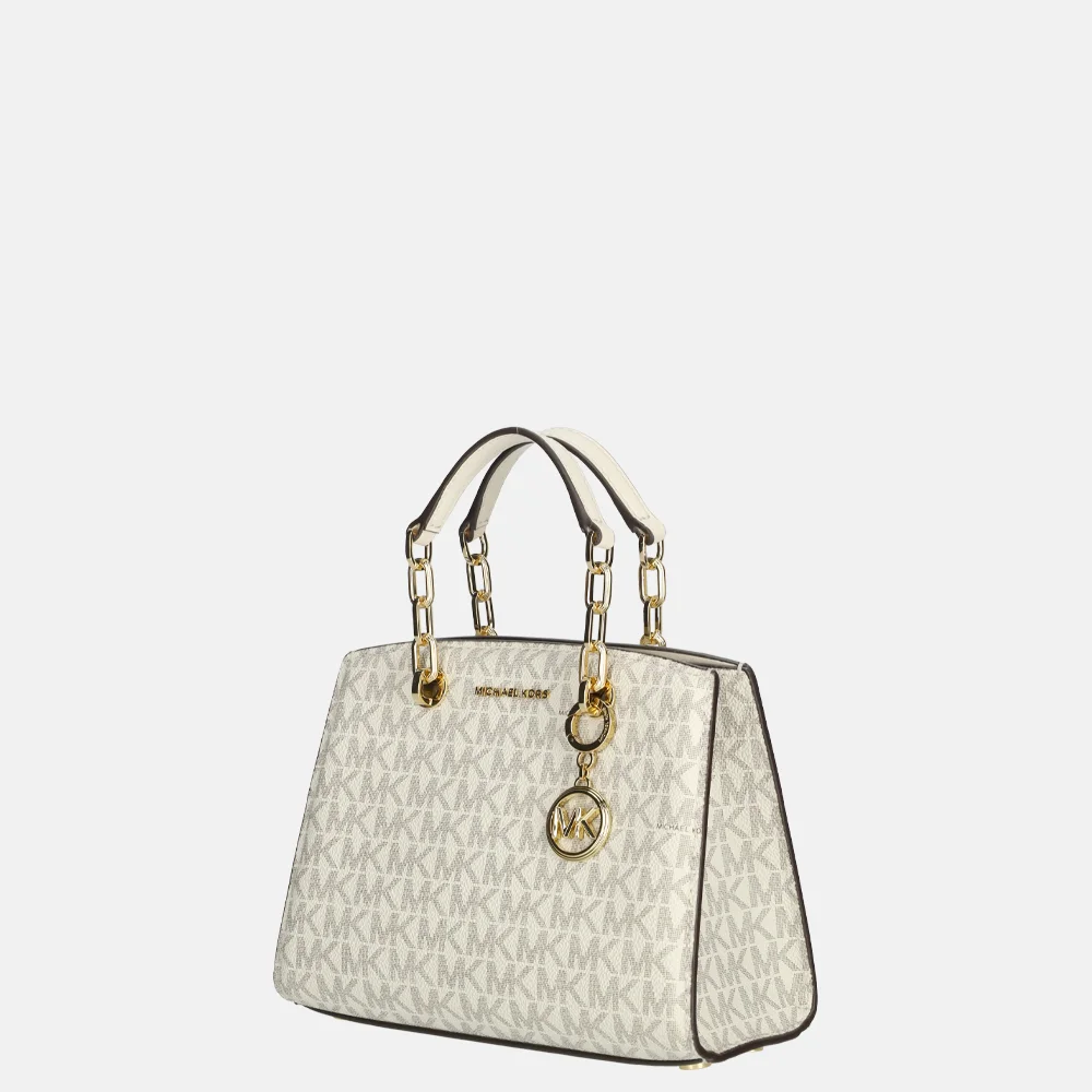 Michael Kors Cynthia crossbody tas XS van/cream bij Duifhuizen