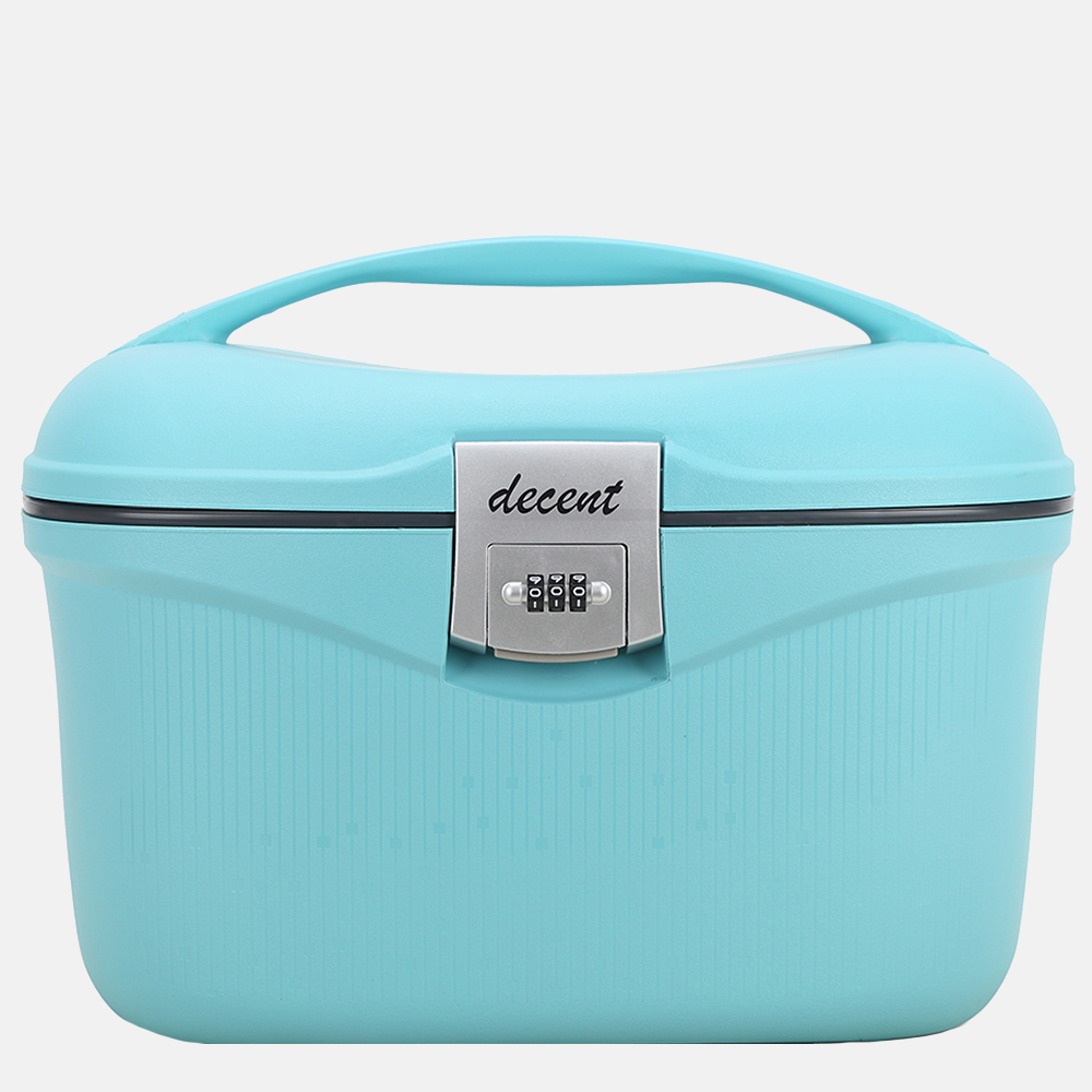 Decent beautycase lichtblauw