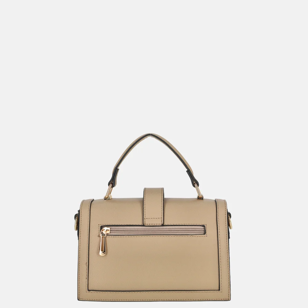 Flora & Co crossbody tas beige bij Duifhuizen
