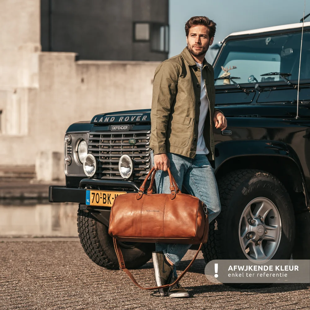 Chesterfield William weekendtas M black bij Duifhuizen