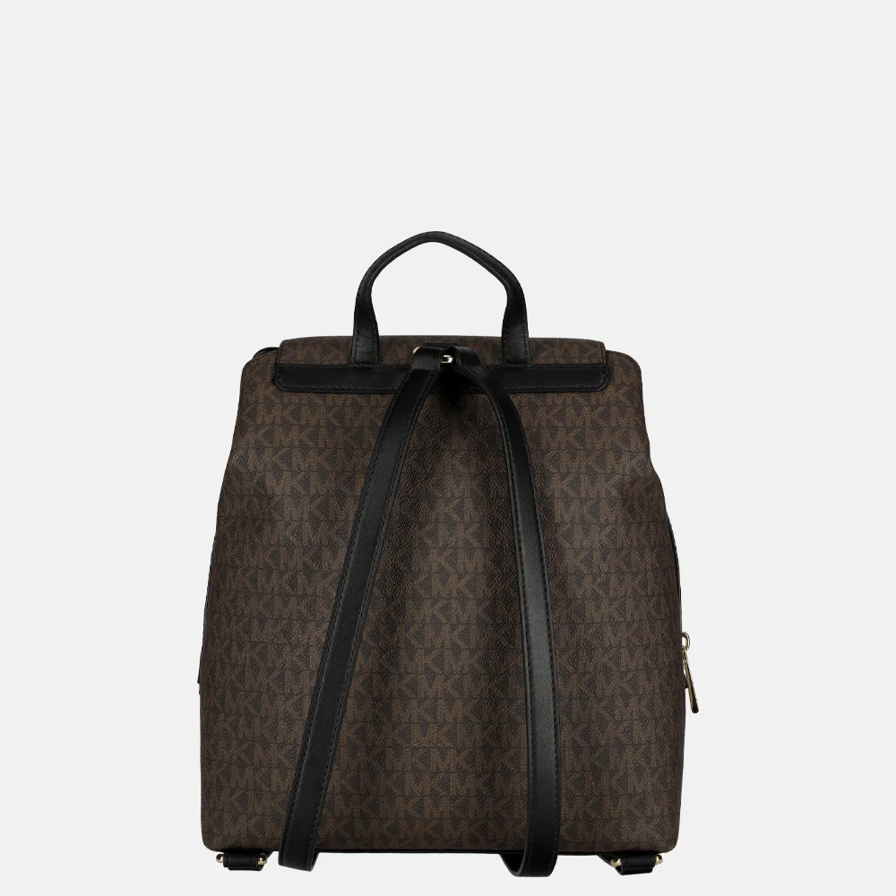 Michael Kors Kensington rugzak brown/black bij Duifhuizen