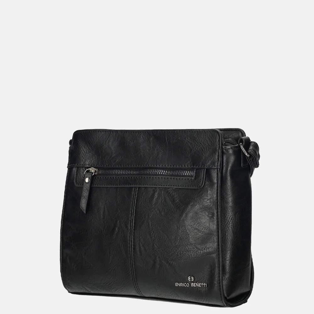 Enrico Benetti Julia crossbody tas zwart bij Duifhuizen