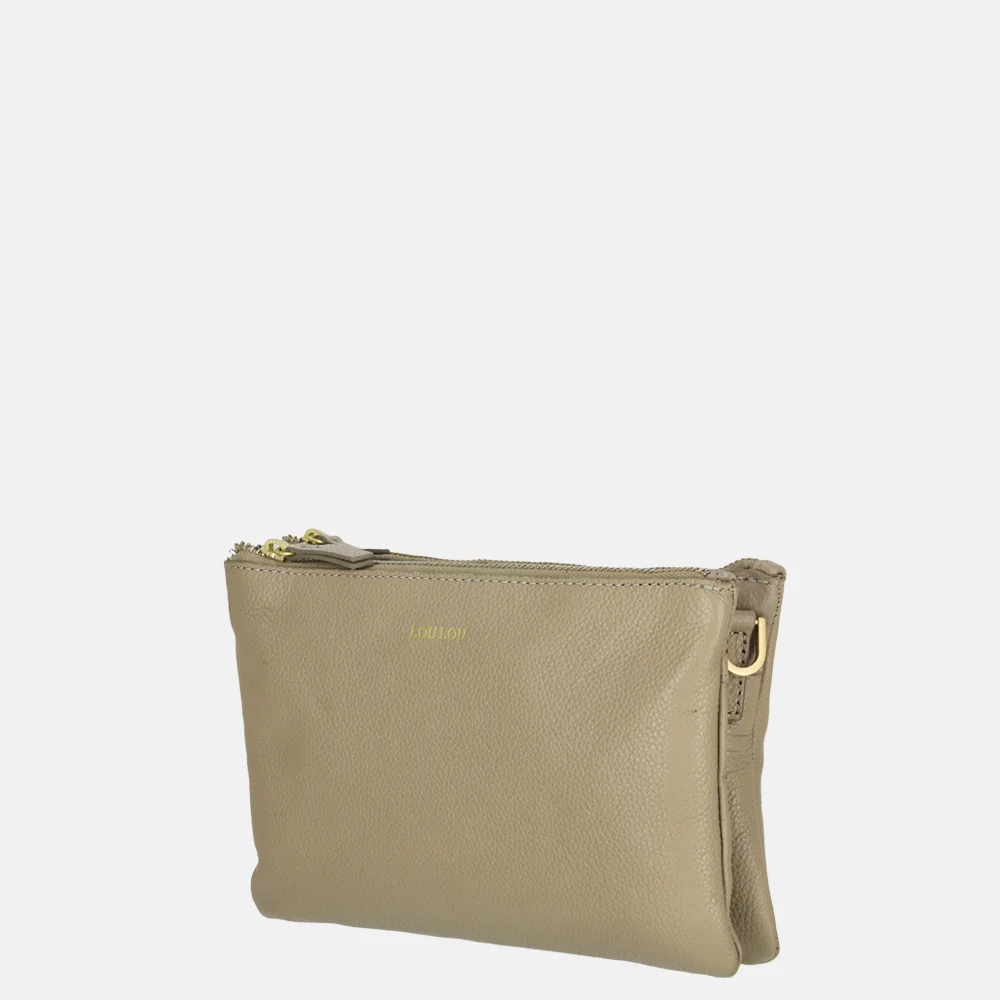 Loulou Essentiels Camille crossbody tas soft sepia bij Duifhuizen
