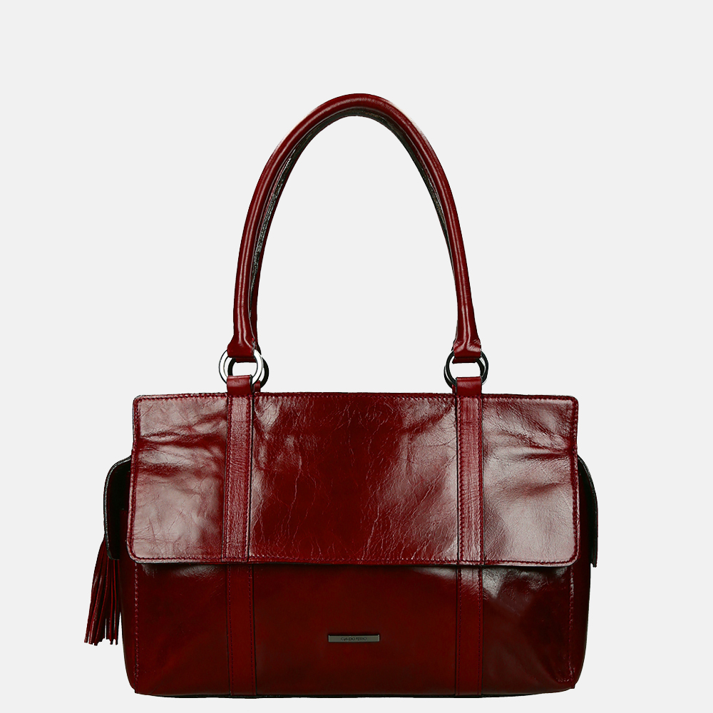 Claudio Ferrici Vechhia shopper M bordeaux