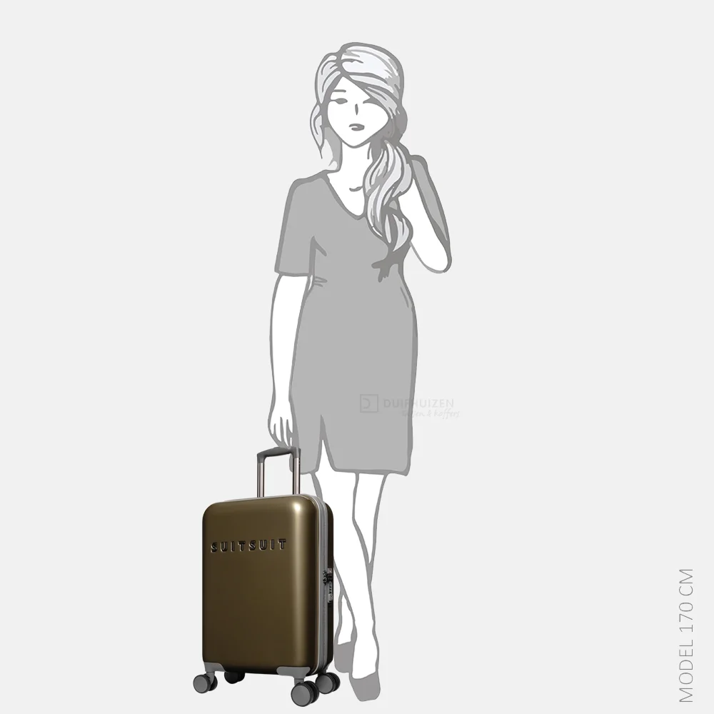 Suitsuit Starlight handbagage koffer 55 cm anthique bronze bij Duifhuizen