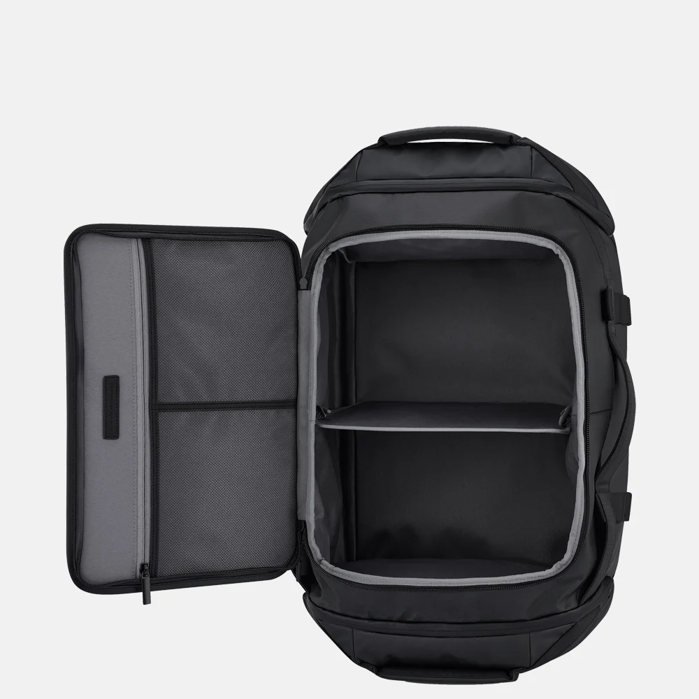 Kapten & Son Lisbon duffle rugzak all black bij Duifhuizen