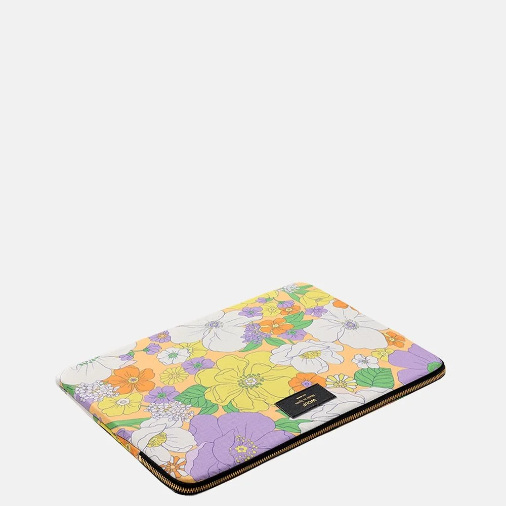 WOUF laptophoes 13/14 inch  Yelli Flowers bij Duifhuizen