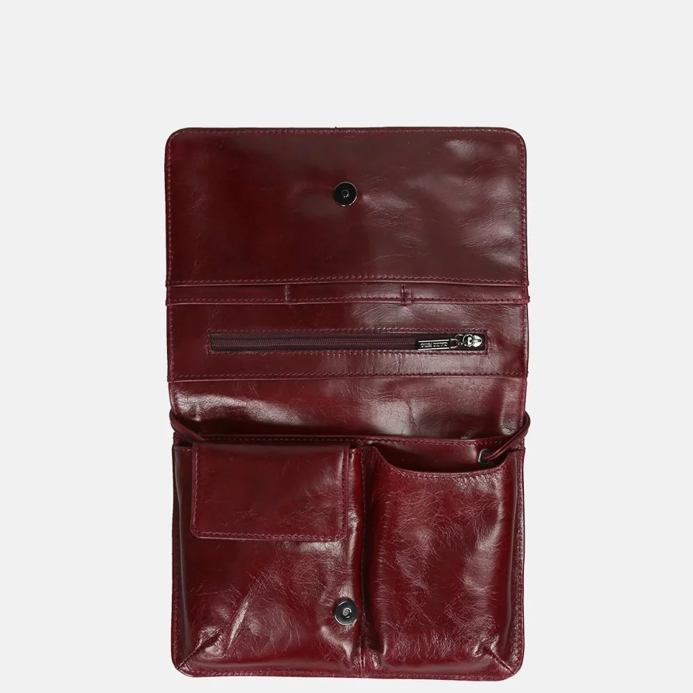 Claudio Ferrici Pelle Vecchia crossbody bordo bij Duifhuizen