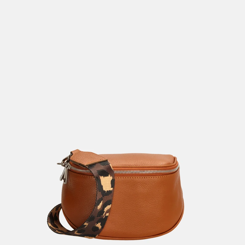 Charm London schoudertas cognac