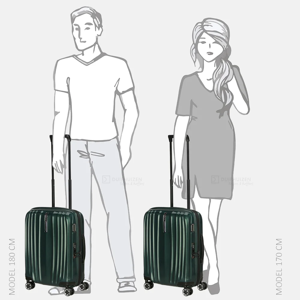 Samsonite Nexis spinner handbagage koffer 55 cm Deep Forest bij Duifhuizen
