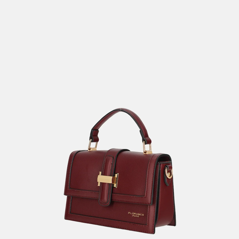 Flora & Co crossbody tas bordeaux bij Duifhuizen