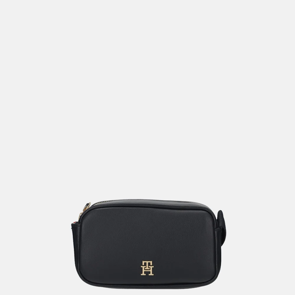 Tommy Hilfiger Logotape  crossbody tas  space blue corp bij Duifhuizen