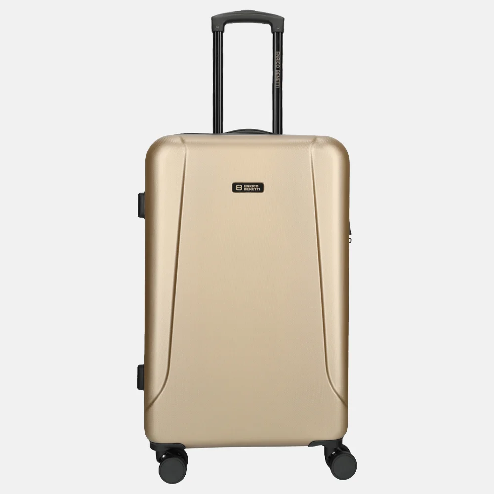 Enrico Benetti Edmonton reiskoffer 65 cm champagne bij Duifhuizen
