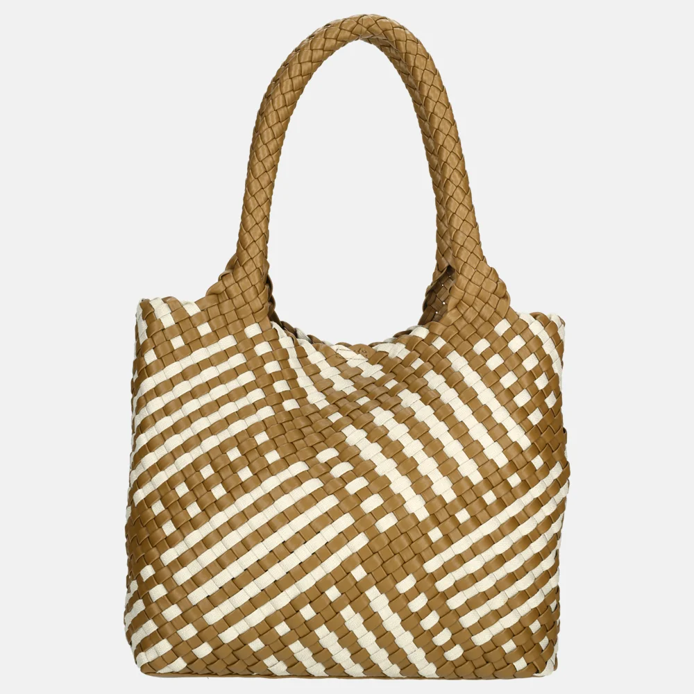 Laurent David shopper taupe bij Duifhuizen