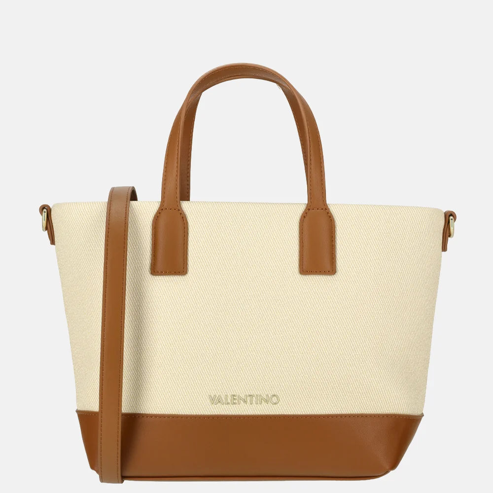 Valentino Bags Atena Re handtas naturale/cuoi bij Duifhuizen