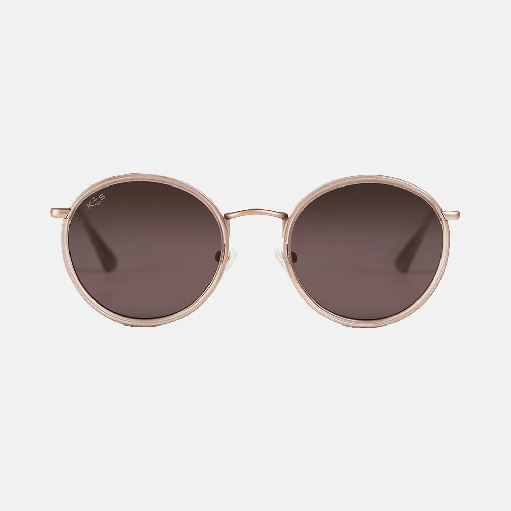 Kapten & Son Amsterdam zonnebril transparent hazel brown