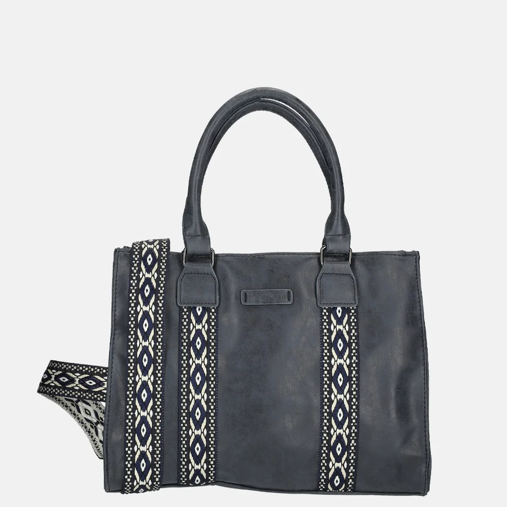 Enrico Benetti Indy handtas navy