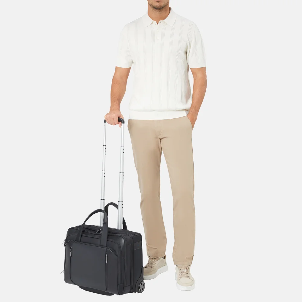 Samsonite Spectrolite 4.0 businesstrolley 17.3 inch black bij Duifhuizen