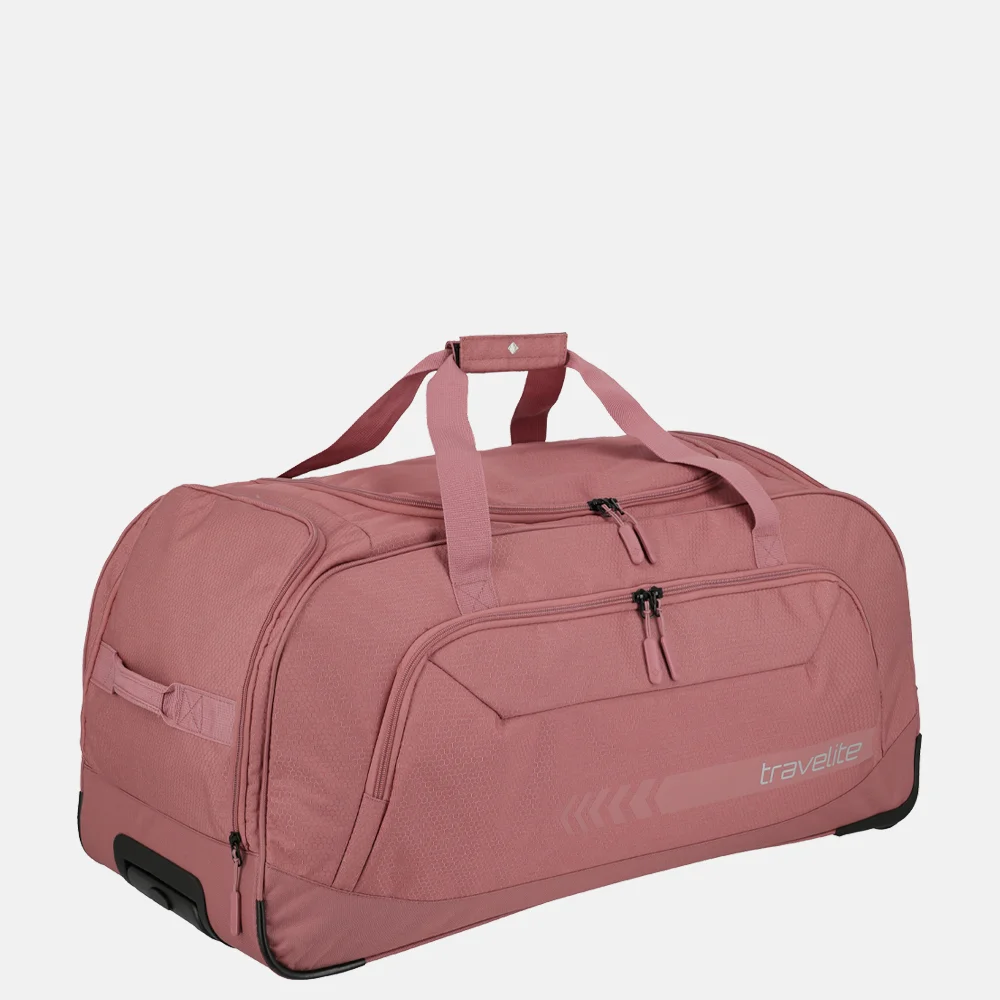 Travelite Kick Off Duffle wieltas XL rose bij Duifhuizen