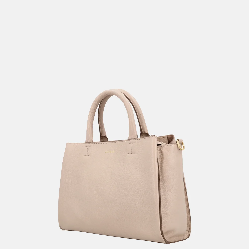 Loulou Essentiels Vera handtas cashmere bij Duifhuizen