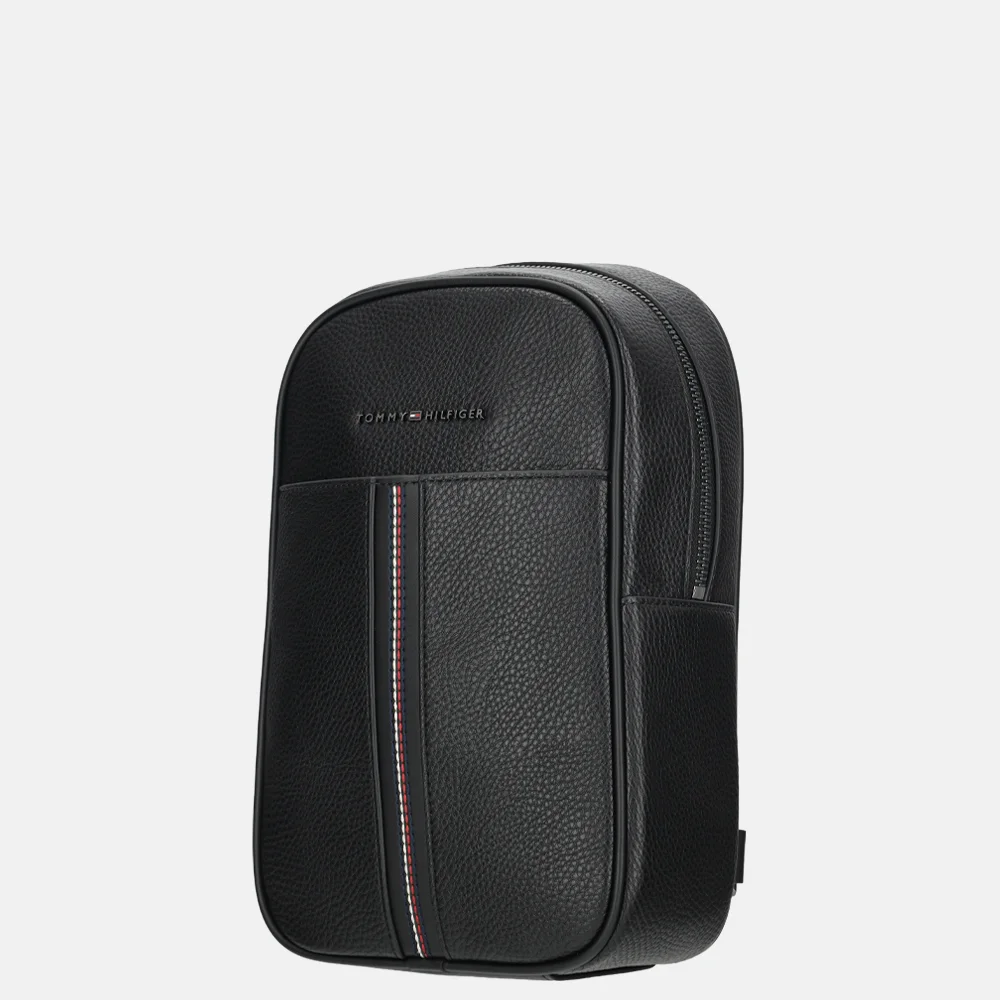 Tommy Hilfiger Slingpack crossbody tas black bij Duifhuizen