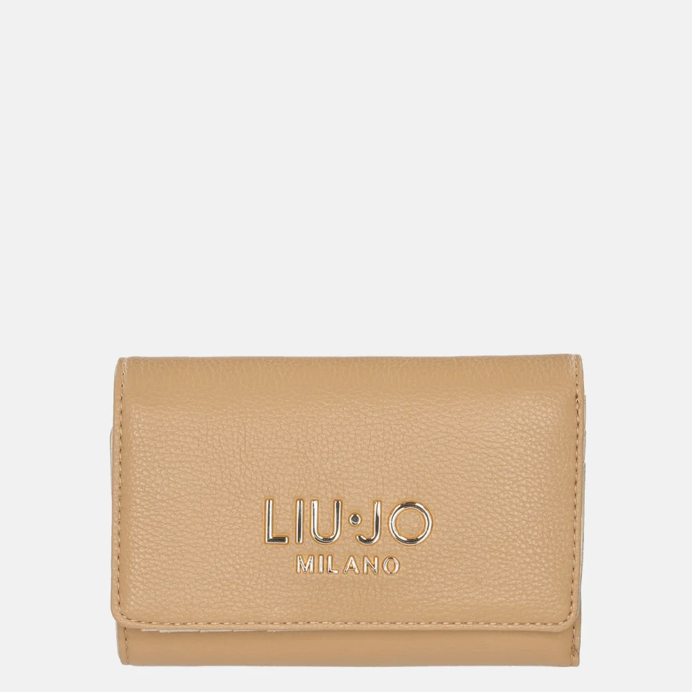 Liu Jo Caliwen overslagportemonnee trifold M cammello bij Duifhuizen