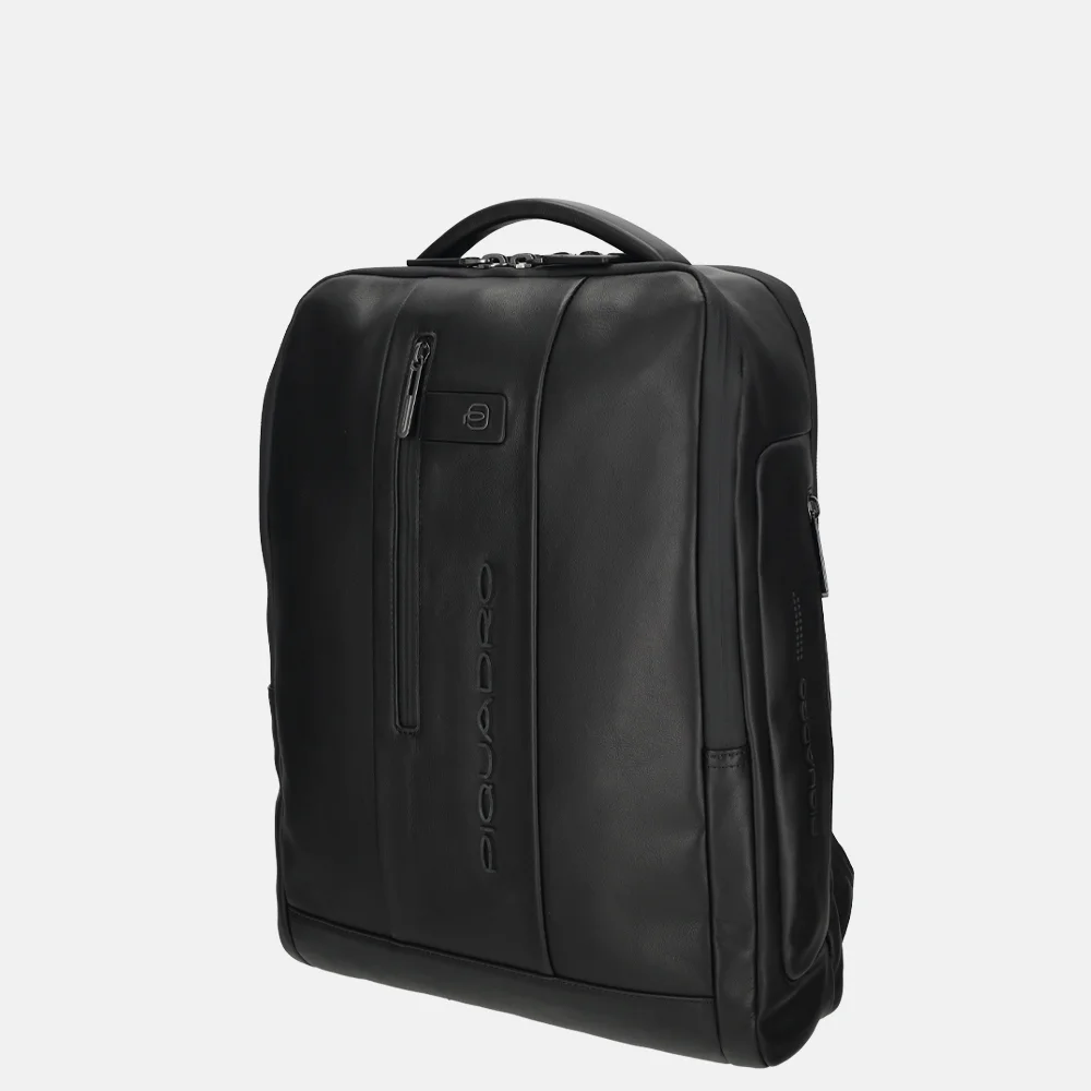 Piquadro Urban laptoprugzak 14 inch nero bij Duifhuizen