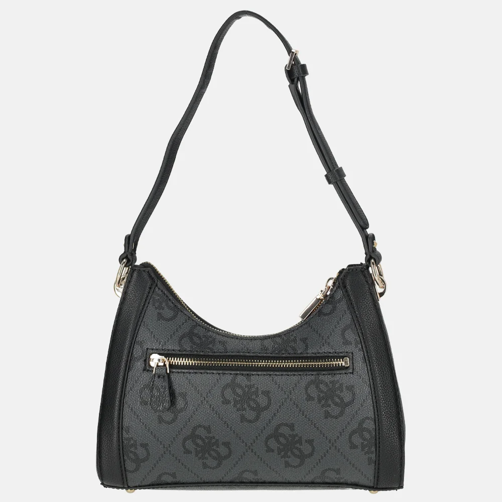 Guess Karnilla schoudertas coal Logo bij Duifhuizen